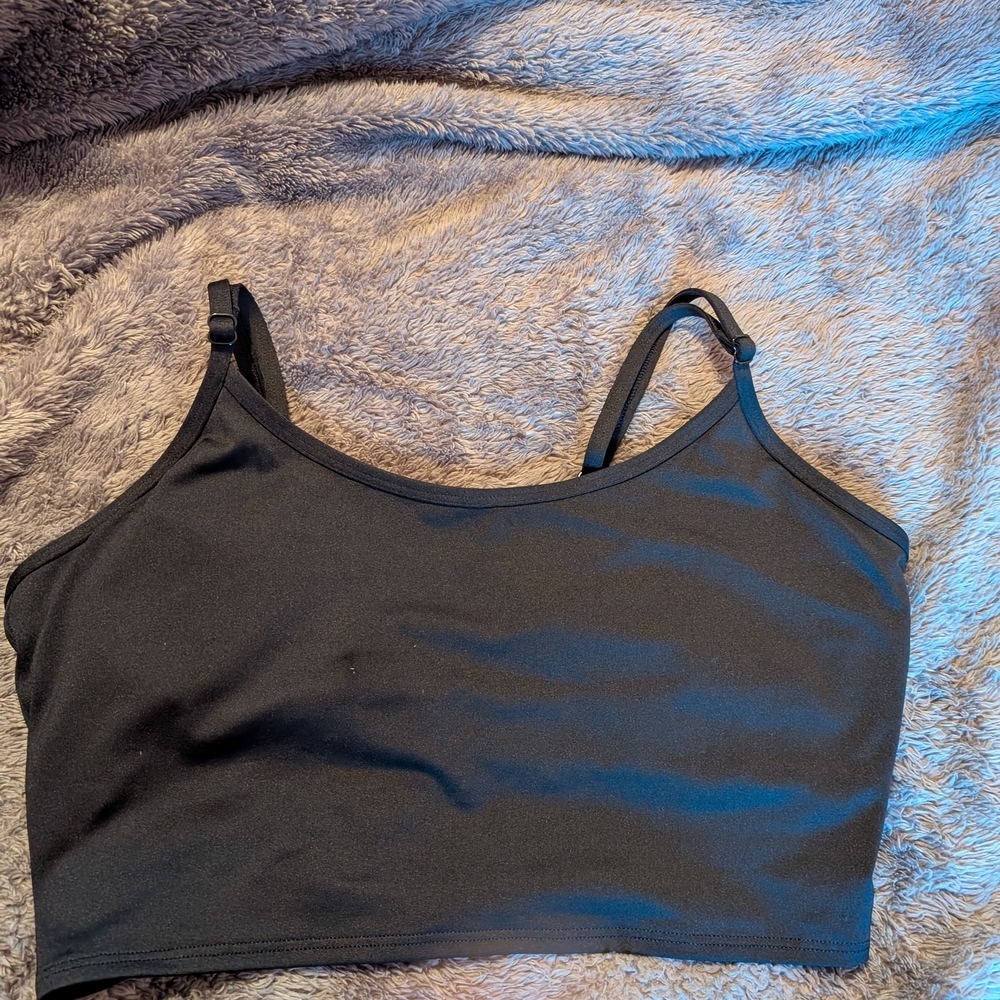 NWT PINK Victoria's Secret Black Sports Bra
